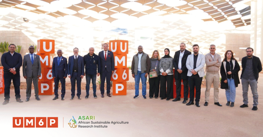 A delegation of ambassadors from various countries explored research initiatives at UM6P Laayoune