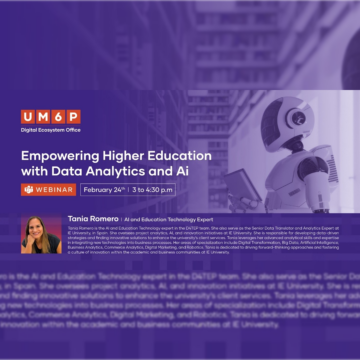 Webinar on Empowering Higher Education with Data Analytics and AI