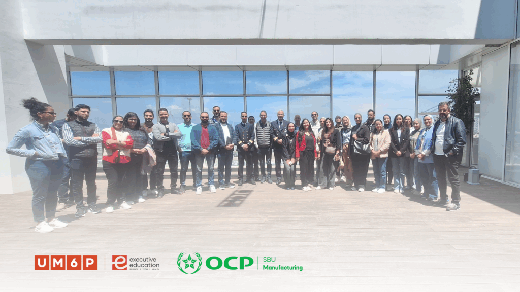Executive Master participants during their strategic visit to Tanger Med