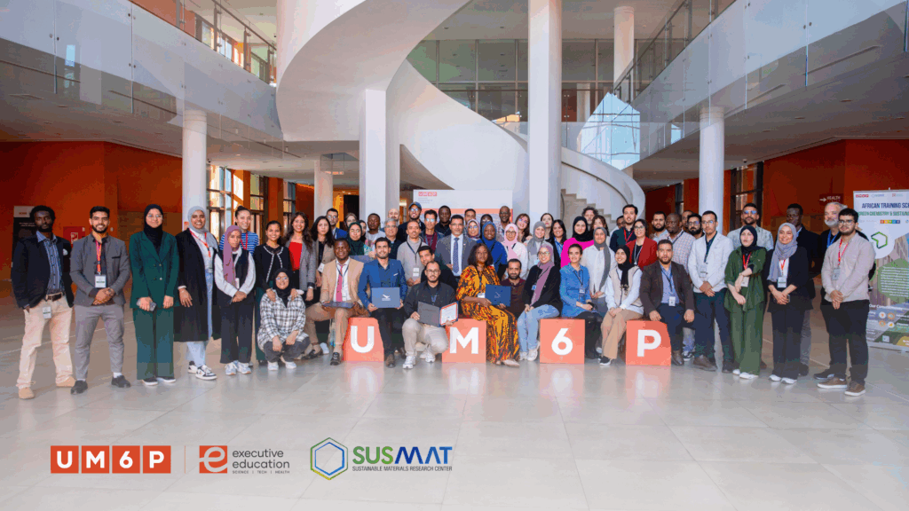 Successful Completion of the GreenChemAfrica Program 1 Participants and partners of the GreenChemAfrica program during the closing ceremony at UM6P, united around a shared vision for sustainable chemistry in Africa.