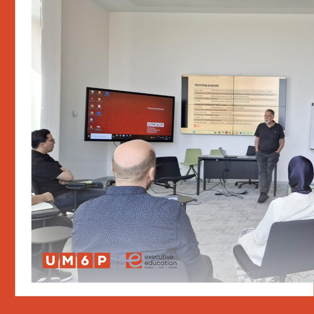 Real learning, real cases—in action at UM6P.  