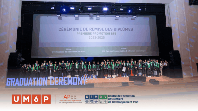 APEE Certifies First Green Tech Graduates at UM6P Benguerir 1 APEE’s green training center certified its first cohort at UM6P Benguerir