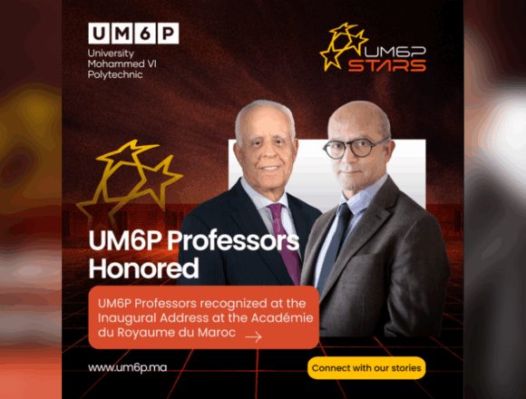UM6P Professors Honored at Académie du Royaume du Maroc