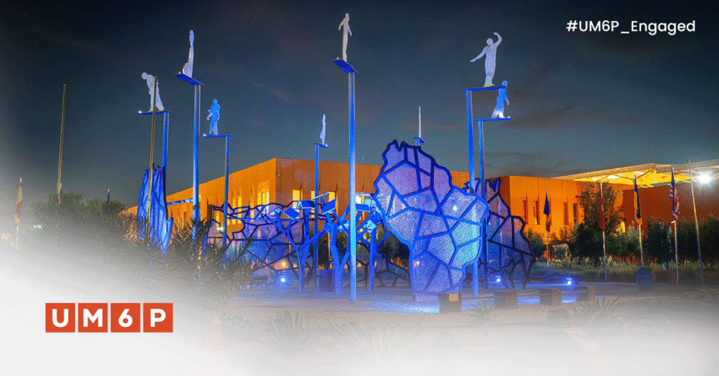 UM6P Campuses Illuminate in Blue to Mark World Food Day 1 UM6P Campuses Illuminate in Blue to Mark World Food Day