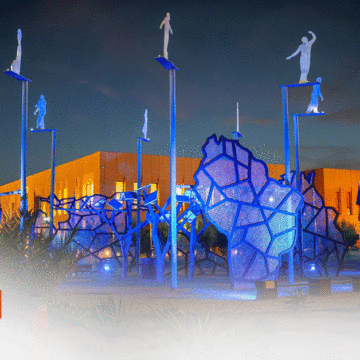 UM6P Campuses Illuminate in Blue to Mark World Food Day