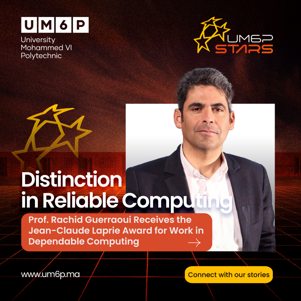 Prof. Rachid Guerraoui Receives the Jean-Claude Laprie Award for Work in Dependable Computing