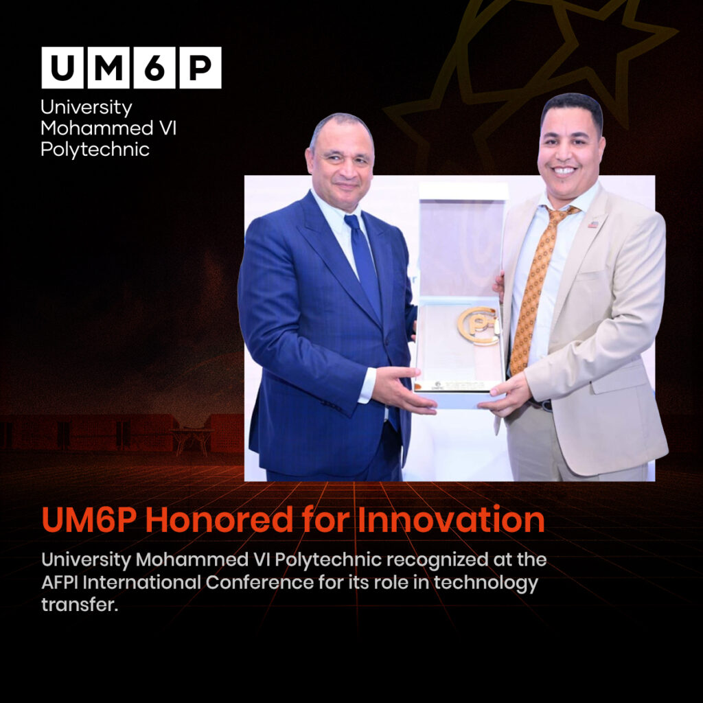 UM6P Recognized at AFPI International Conference for Technology Transfer