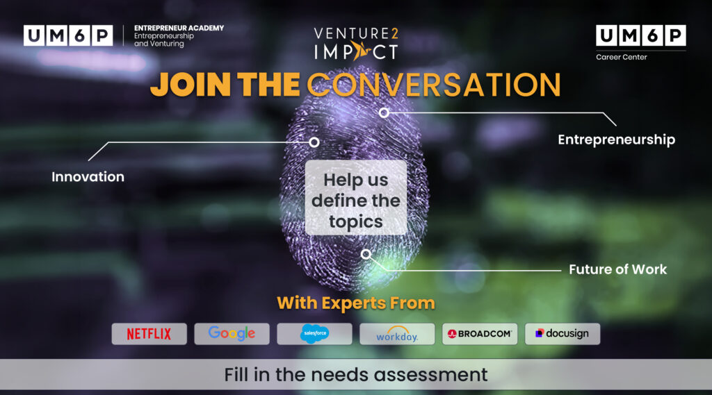 UM6P Launches a New Entrepreneurship & Career Experience with Venture 2 Impact