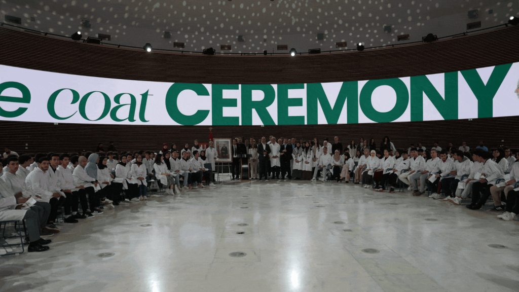 UM6P White Coat Ceremony students and faculty